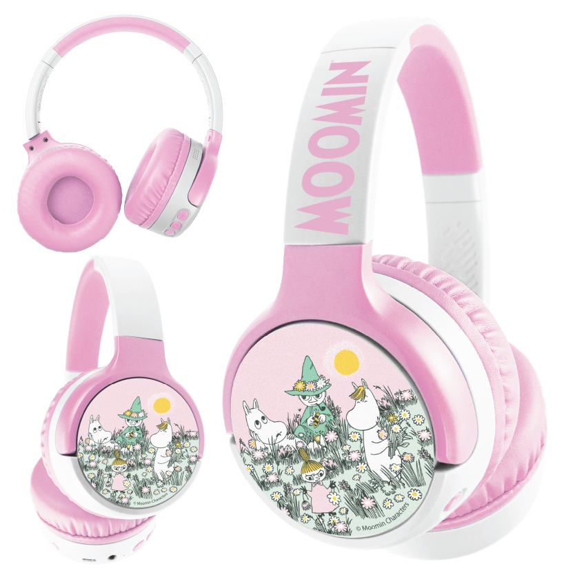 Muumit Langattomat kuulokkeet, pinkki