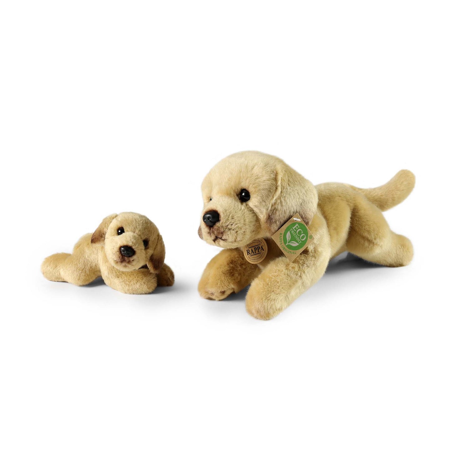 Plush Labrador Retriever with pup 31cm