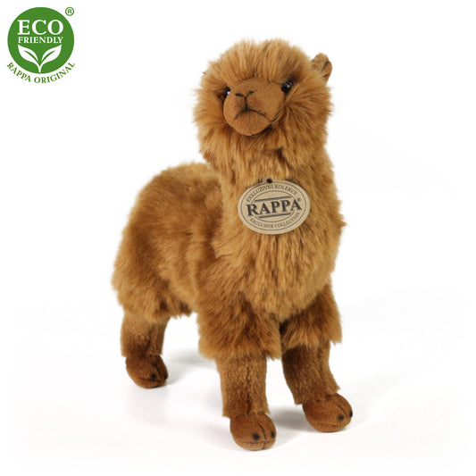 Plush brown lama 23 cm