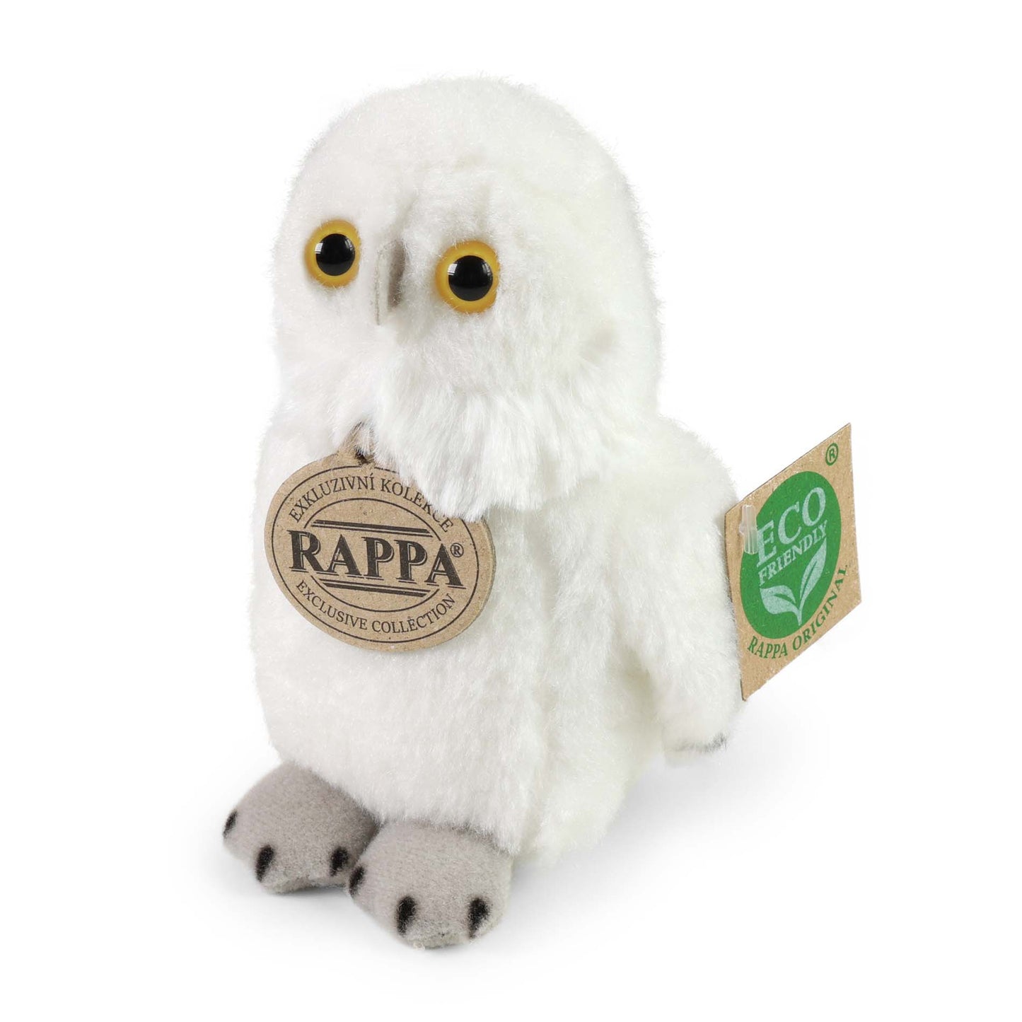Plush snowy owl 13 cm