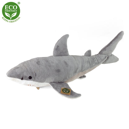 Plush white shark 51 cm
