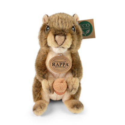 Plush squirrel with nut 20 cm