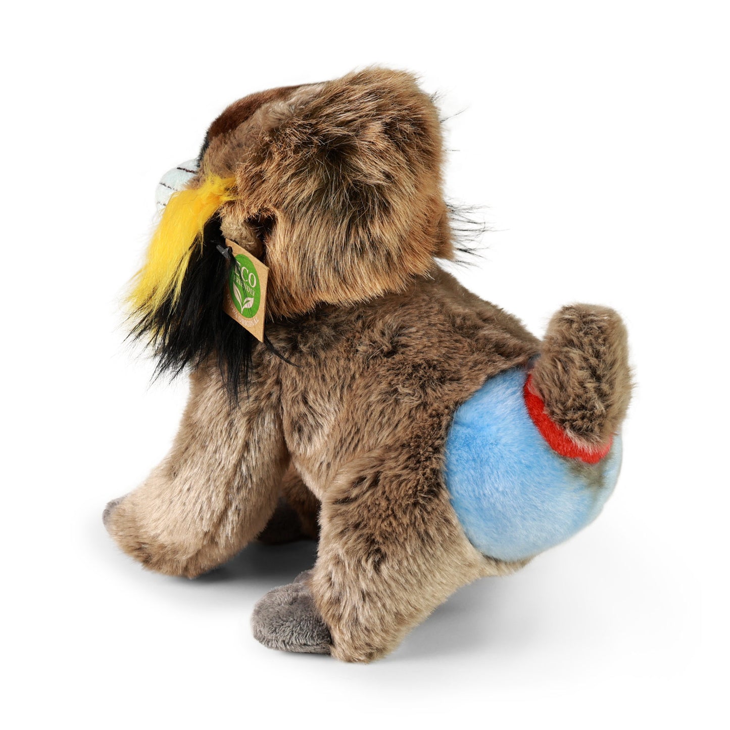 Plush monkey mandrill 28 cm