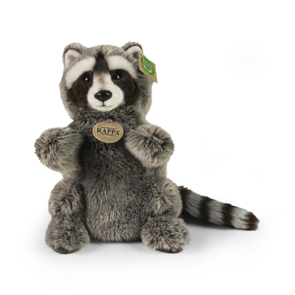 Plush raccoon hand puppet 28 cm