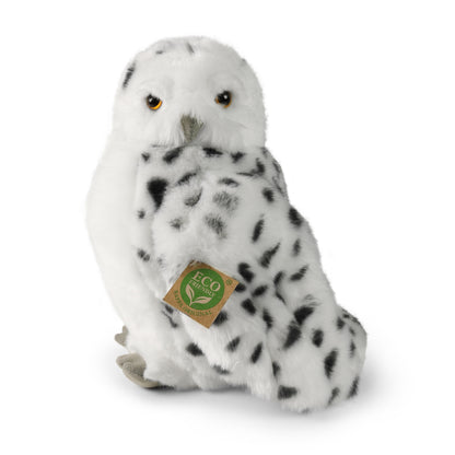 Plush white owl 28 cm
