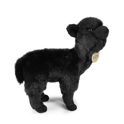 Plush black llama 23 cm