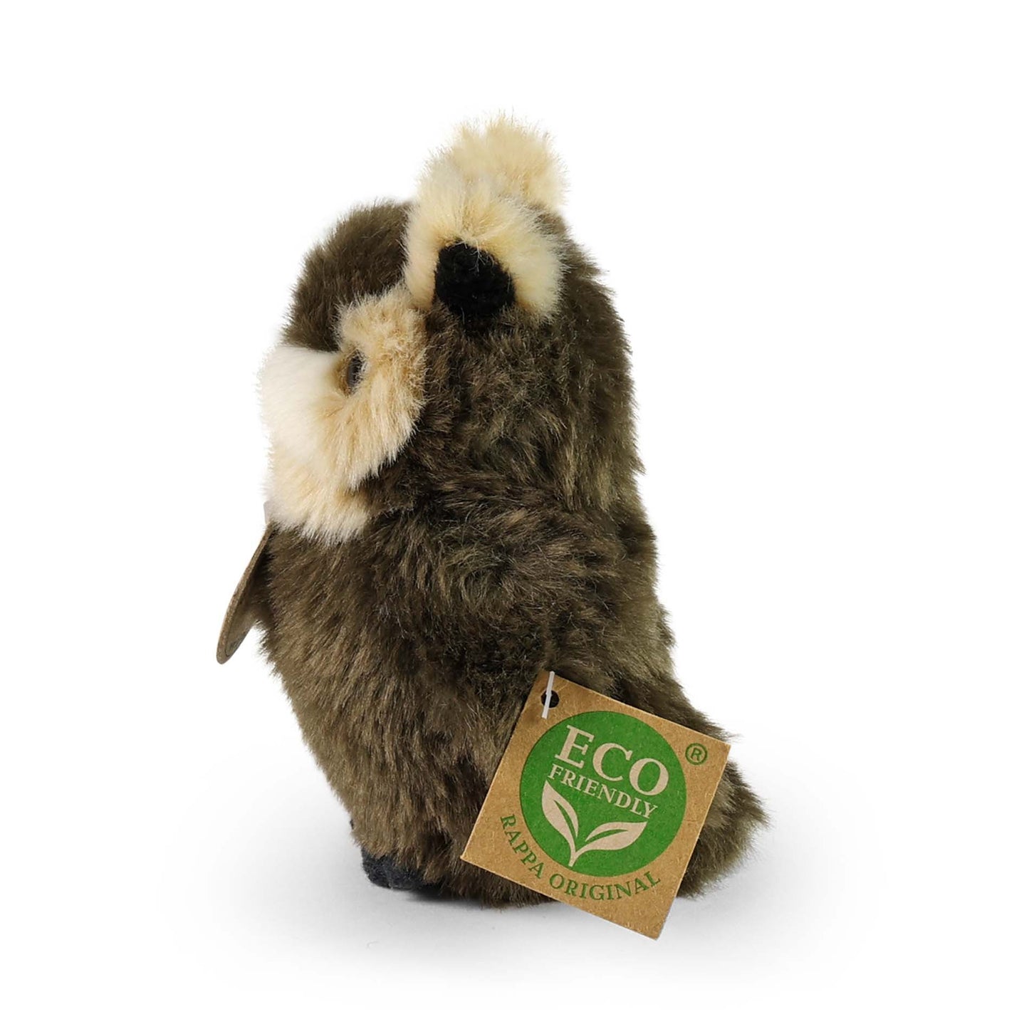 Plush great horned owl 13 cm ECO-FRIENDLY