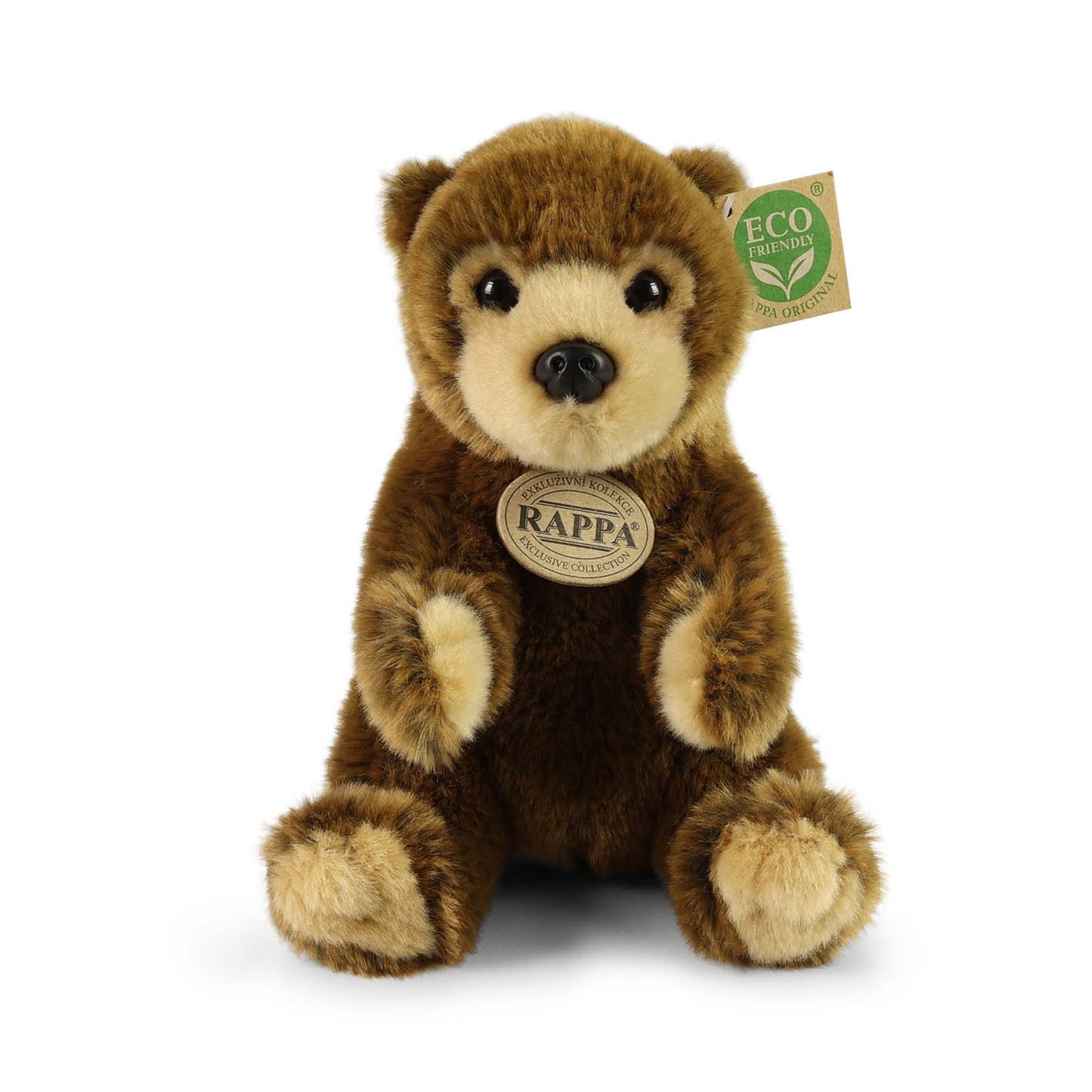 Plush brown bear 19 cm ECO-FRIENDLY