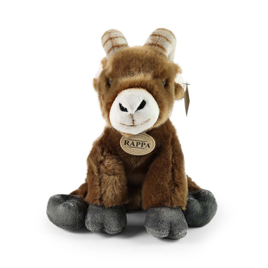 Plush bighorn sheep sitting 28 cm