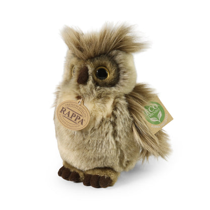 Plush great horned owl 18 cm