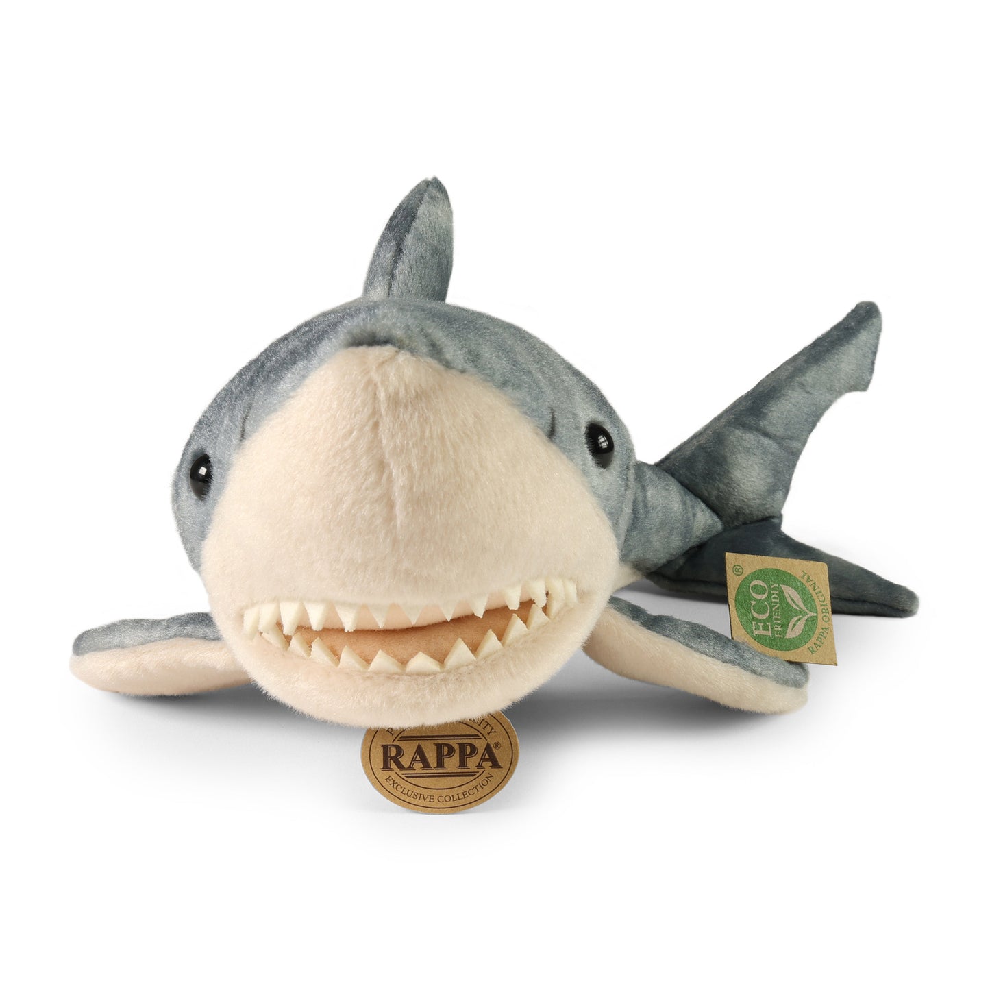 Plush white shark 40 cm