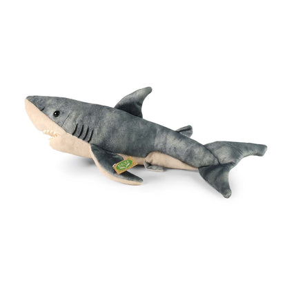 Plush white shark 40 cm