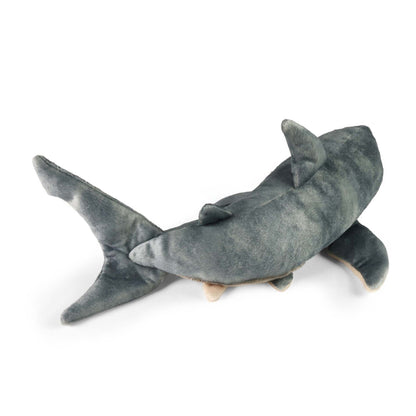 Plush white shark 40 cm