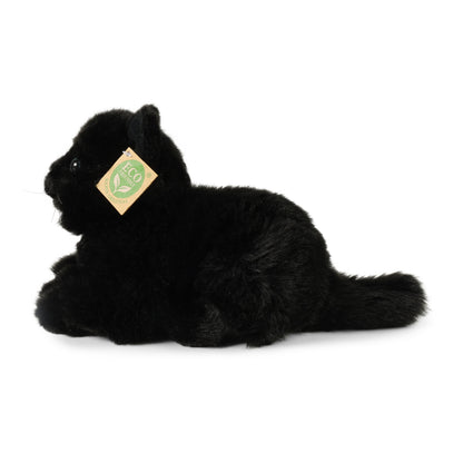 Plush black cat 22 cm