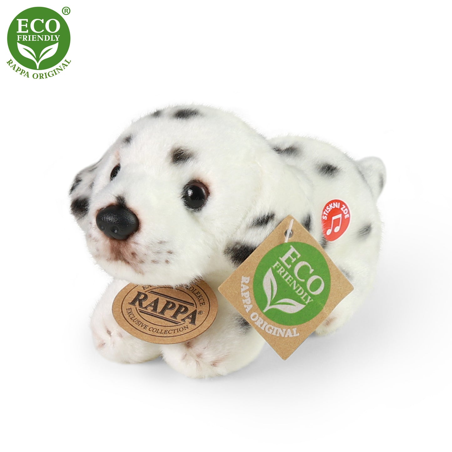 Plush dogs with sound asst. 15 cm