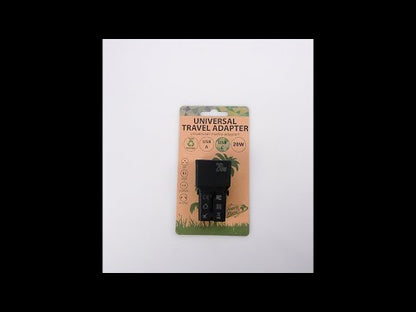 Universaali matka-adapteri 20W USB-A USB-C paikoilla
