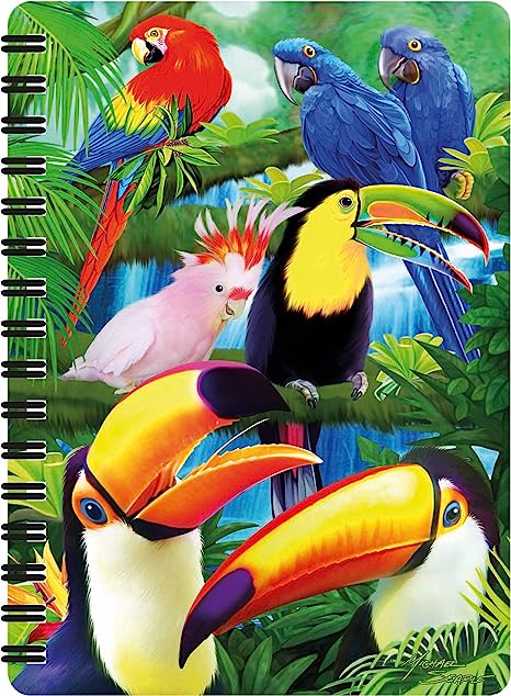3D LiveLife Jotters - Toucan Paradise