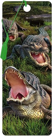 3D LiveLife Bookmarks - Gator Bog