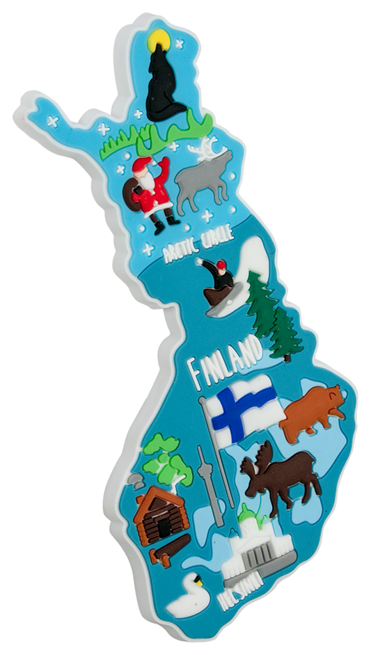Suomineito kumimagneetti FIN