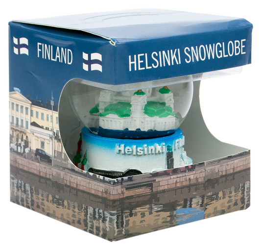 Helsinki lumihiutalepallo 6 cm HEL FIN
