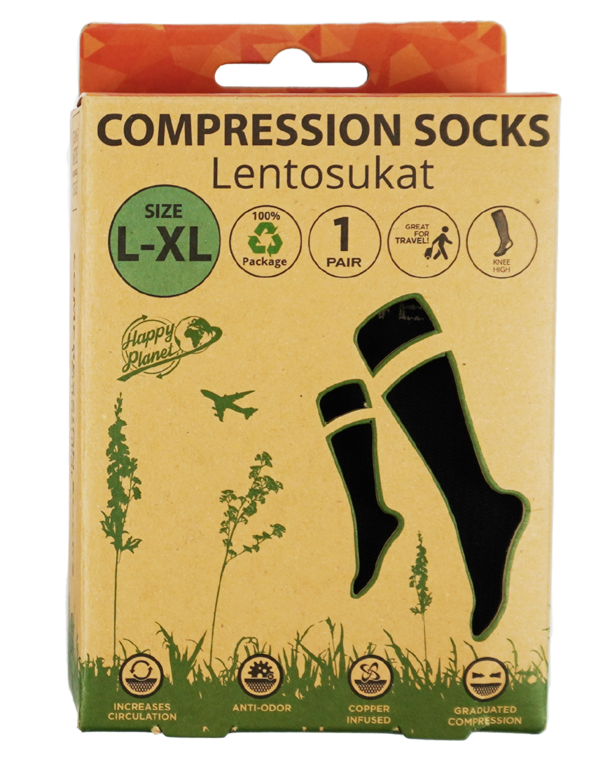 Lentosukat L-XL -Koko