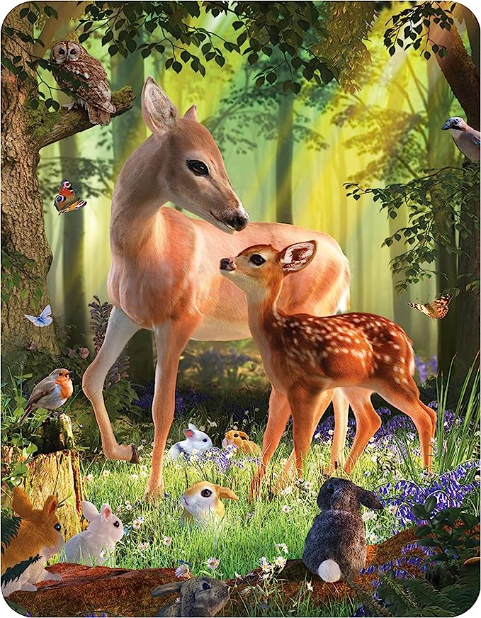 3D LiveLife Magnets - Deer at Dawn