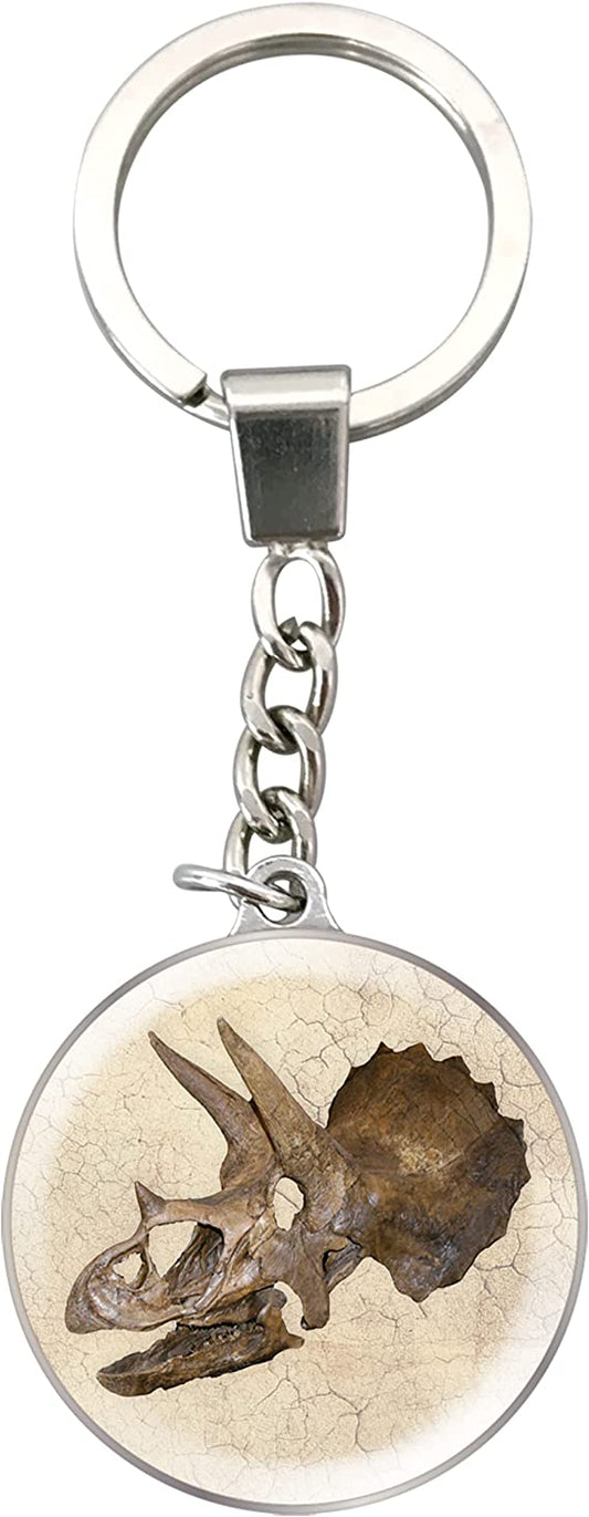 Magnidome Keychains - Triceratops Skull