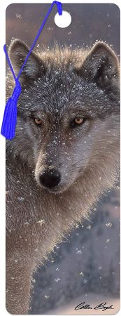 3D LiveLife Bookmarks - Lone Wolf