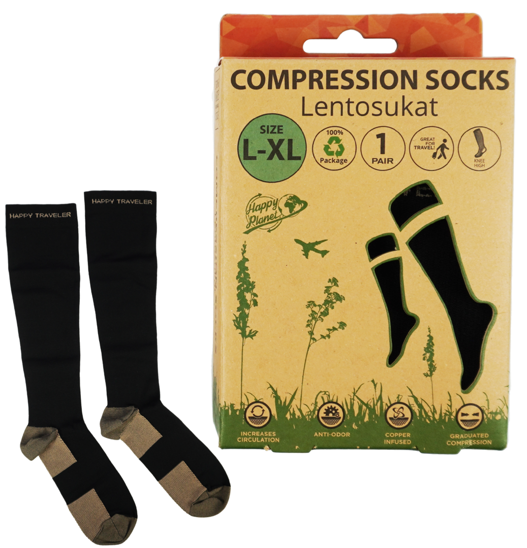 Lentosukat L-XL -Koko