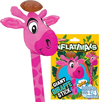 Inflatimals - Giant Pink Giraffe Stick
