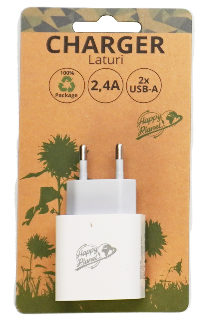 Wall Charger 2x 5V 2.4A USB-A output