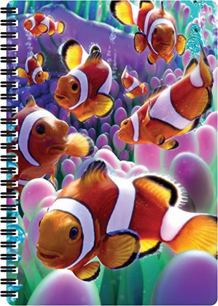 3D LiveLife Notebooks - Clown Fish