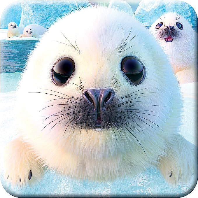 3D LiveLife Coasters - Seal Pups