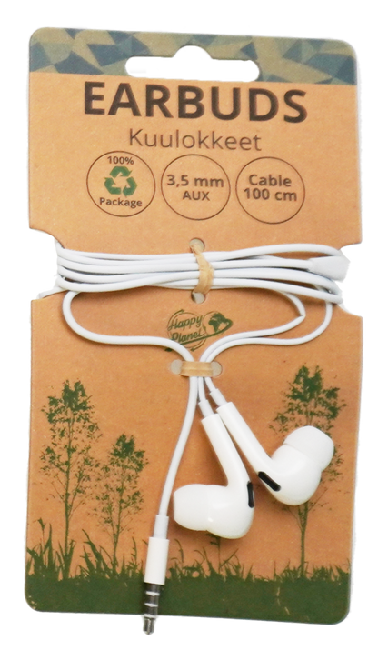 Johdolliset kuulokkeet 3,5mm valk