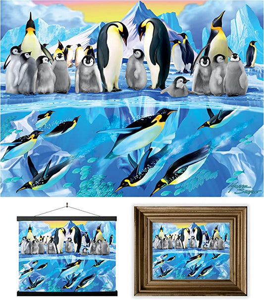 3D LiveLife Pictures - Penguin Plunge