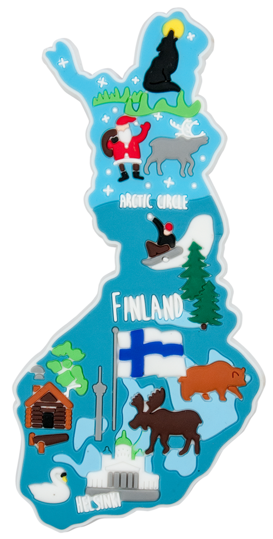 Suomineito kumimagneetti FIN