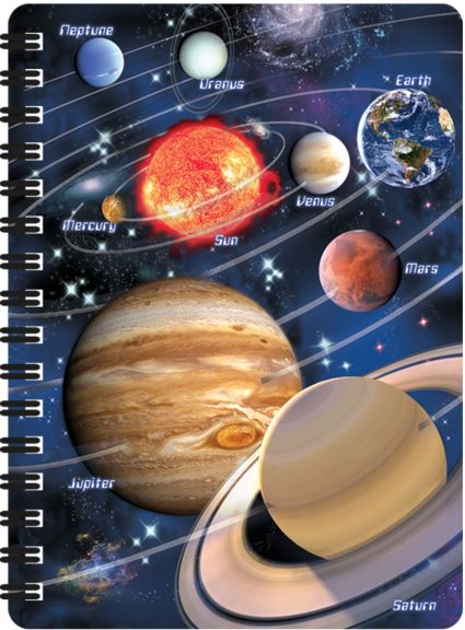 3D LiveLife Jotters - Our Solar System