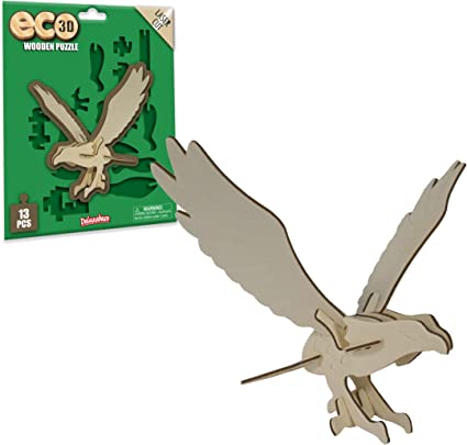 Eco 3D Wooden Puzzle - Eagle
