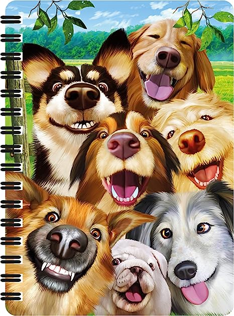3D LiveLife Jotters - Canine Selfie