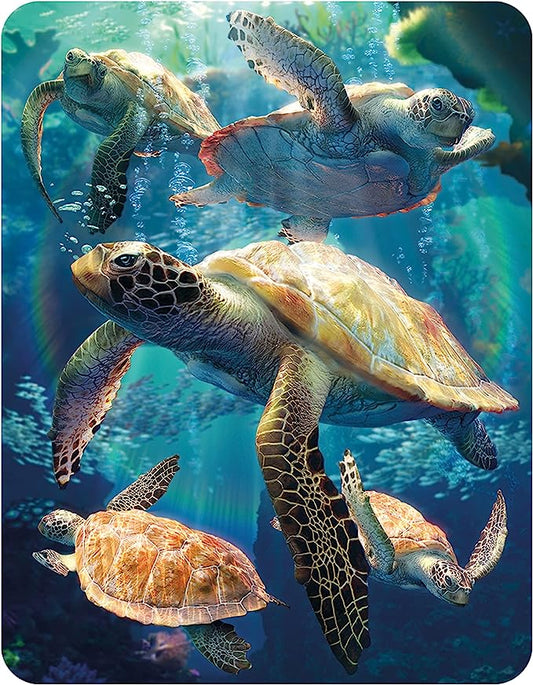 3D LiveLife Magnets - Sea Turtle Swim