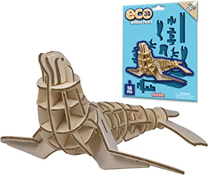 Eco 3D Wooden Puzzle - Seal
