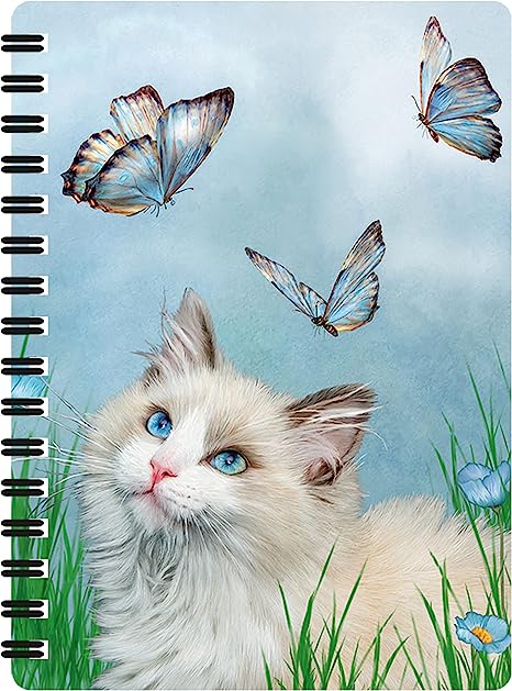 3D LiveLife Jotters - Ragdoll &amp; Butterflies