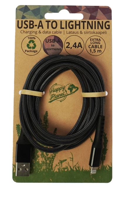 USB-A to Lightning Charging Cable 1,5m