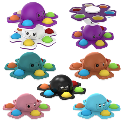 Fidget Pop It Spinner Octopus
