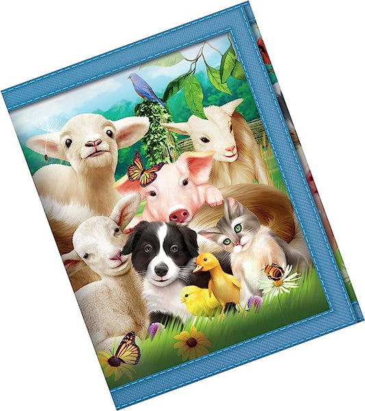 3D LiveLife Wallets - Baby Farm Animals