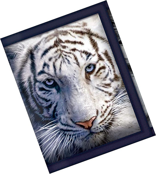3D LiveLife Wallets - White Tiger Repose