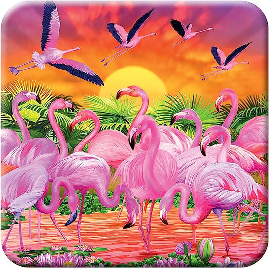 3D LiveLife Coasters - Flamingo Lingo