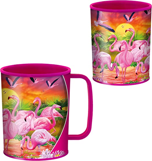 3D LiveLife Cups - Flamingo Lingo