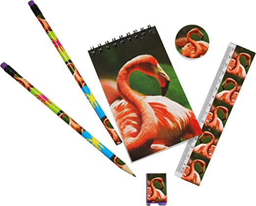 Wild Stationery Set- Flamingo