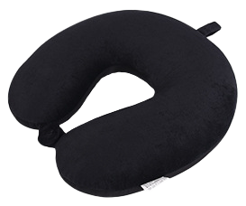 Travel Pillow Micro Beads Black